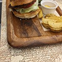 🍔 Teriyaki Burger (1500¥) at Tomoyasu Seisakusyo and Hamburger - 友安製作所とハンバーガー in Fukuoka