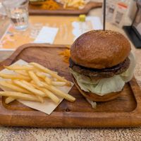 Vegan teriyaki burger at Tomoyasu Seisakusyo and Hamburger - 友安製作所とハンバーガー in Fukuoka