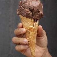 Helados plant based at Cafė Mattelsa in Medellin