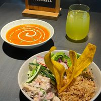 Menú del día: Bowl de arroz con coco - 13.000 at Cafė Mattelsa in Medellin