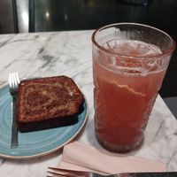 Pan de banano, 10/10 at Cafė Mattelsa in Medellin