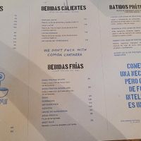 Menu as of July 2025 at Cafė Mattelsa in Medellin