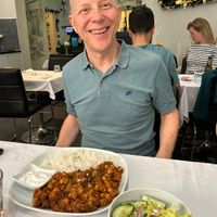 The chickpea curry - fabulous  at Aida's Zone in Stockholm