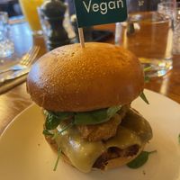 Vegan breakfast roll  at The Cosy Club in Chester