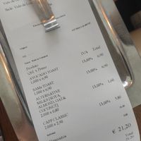 The bill 🥴 at Sam's Coffee and Bistro in Armacao De Pera