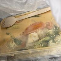 Panang curry and rice   at Raya Thai in Helensburgh