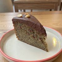 Banana Cake at Valiente Café in Bogota