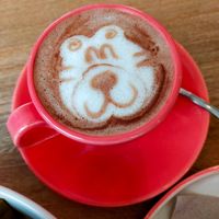 Cutest hot chocolate at Valiente Café in Bogota