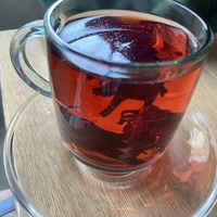 Flor de Jamaica infusion   at Valiente Café in Bogota