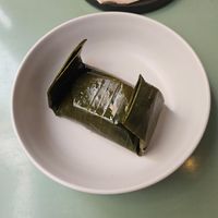 tamal at Valiente Café in Bogota