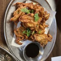 Onion bhajis  at The Chaii Hub in St Neots