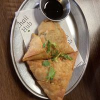 Samosas  at The Chaii Hub in St Neots
