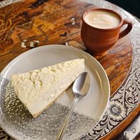 Vegan cheesecake at The Chaii Hub in St Neots