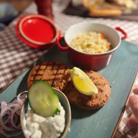 Bifteki Vegan  at Taverna Athene in Berlin