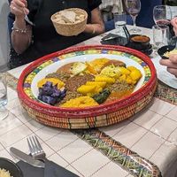 Assiette végétarienne à partager at Bereket in Marseille