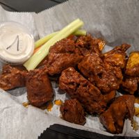 Buffalo seitan wings at Ruggers Pub in Pittsburgh