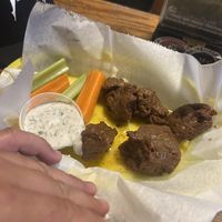 Seitan “wings"  at Ruggers Pub in Pittsburgh