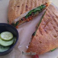grilled veggie panini at Dogtown Coffee in Santa Monica
