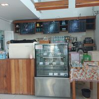 Counter at Boonsom Farm Store in Chiang Mai