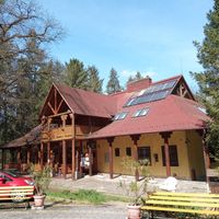 Restaurant in the woods at Háromforrás Étterem in Nagyhuta
