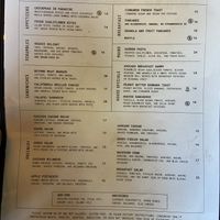 Vegan menu - not online ?   at Mack's in Babylon