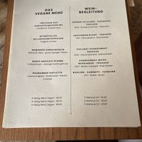 Vegane Karte   at Restaurant WALDWERK Northeim in Northeim