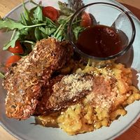 Kentucky fraud chicken  at Full Soul Vegan in Stockholm
