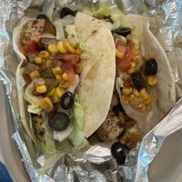 Tofu tacos  at Moe's Southwest Grill in Dallas