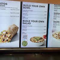 Menu  at Moe's Southwest Grill in Dallas