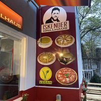 Gut erkennbar mit Veganer Label.  at Iskender Grillhaus in Hannover