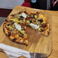 Döner pizza at Iskender Grillhaus in Hannover