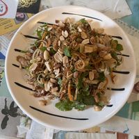 Banana blossom saladd  at Minh Kien Vegetarian Restaurant in Hoi An