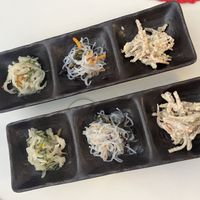 Included small appetizer  at Naoshima Yokocho in Naoshima