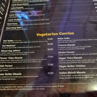 Menu options at Indian Food Depot in Solomontown