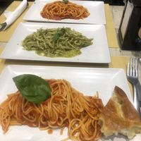 I don’t think the pesto pasta is vegan because pretty sure pesto has Parmesan cheese in it  at Il Maggiore Café in Riomaggiore