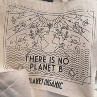 Cute shopping bag at Planet Organic - Broadway Market in East London