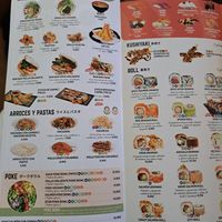 Menu at Sushi Senpai in Zamora