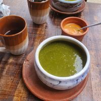 Lunch combo, soup changes daily! at Bhakti House Ayampe  in Ayampe