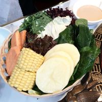 mixed vegetables at Spice World Hot Pot Melbourne in Melbourne