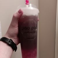 Grape bubble tea at Pao Pao Modern Tea in Berlin