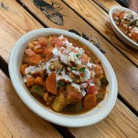 Vegan curry  at The Garden  in Lagos