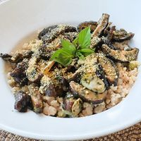 Mushroom Risotto at Soulscape Café in Koh Phangan