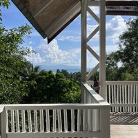 View of the café  at Soulscape Café in Koh Phangan