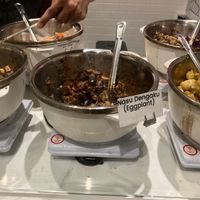 Assembly line at AO Organic Japanese in New York City