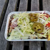 Vegan kapsalon at Just Döner in Zandvoort