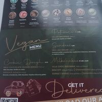 Menu at Little Dessert Shop in Leicester