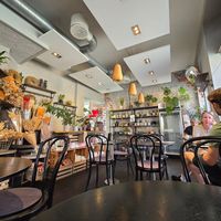 cafe inside. There is also a terrace at La Belle Flør Café in Oslo