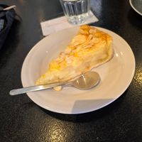 Apple Cake - optional warmed up at La Belle Flør Café in Oslo