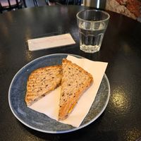 Warm Toast - not really rich, take something else :D at La Belle Flør Café in Oslo