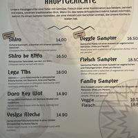 Main dishes  at Selam Restaurant in Cologne